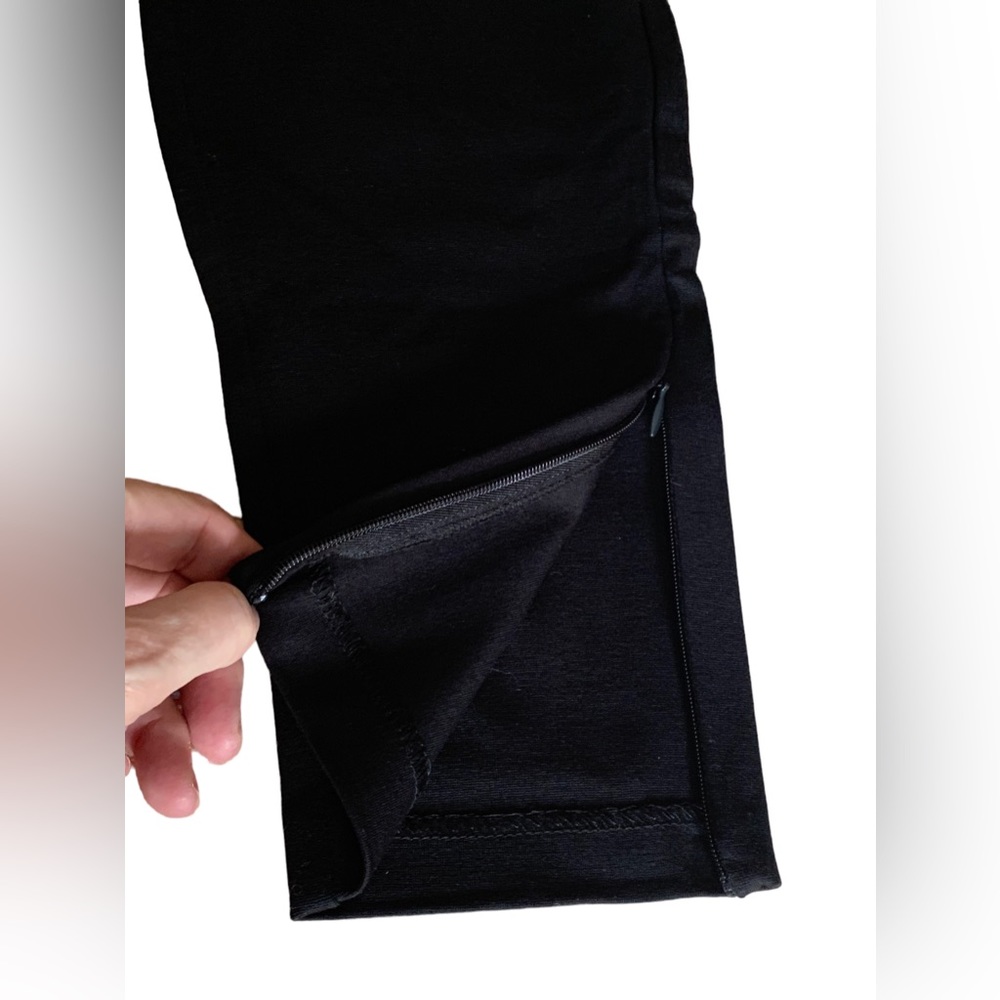 PROLOGUE Woman’s NEW Black Pull On Pants Zippered Leg Elastic Waist Plus Size - Picture 2 of 8